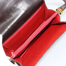 CELINE Umhängetasche Leder Gold Braun Original 183437-18