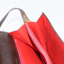 CELINE Umhängetasche Leder Gold Braun Original 183437-19