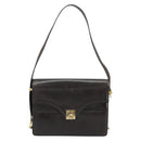 CELINE Umhängetasche Leder Gold Braun Original 183437-2