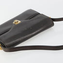 CELINE Umhängetasche Leder Gold Braun Original 183437-6