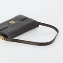 CELINE Umhängetasche Leder Gold Braun Original 183437-7