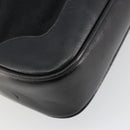 CELINE C Sulky Shoulder Bag Canvas Black Gold Auth 183439-15
