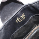 CELINE C Sulky Shoulder Bag Canvas Black Gold Auth 183439-17