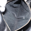 CELINE C Sulky Shoulder Bag Canvas Black Gold Auth 183439-22