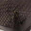 BOTTEGA VENETA INTRECCIATO Shoulder Bag Leather Brown 115658 Auth 183440V-16