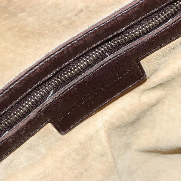 BOTTEGA VENETA INTRECCIATO Shoulder Bag Leather Brown 115658 Auth 183440V