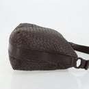 BOTTEGA VENETA INTRECCIATO Shoulder Bag Leather Brown 115658 Auth 183440V-3
