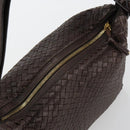 BOTTEGA VENETA INTRECCIATO Shoulder Bag Leather Brown 115658 Auth 183440V-6