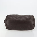 BOTTEGA VENETA INTRECCIATO Shoulder Bag Leather Brown 115658 Auth 183440V-5