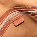 CELINE Macadam Canvas Hand Bag PVC Leather 2way Brown Gold Auth 183442-20