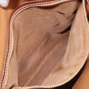 CELINE Macadam Canvas Hand Bag PVC Leather 2way Brown Gold Auth 183442-24