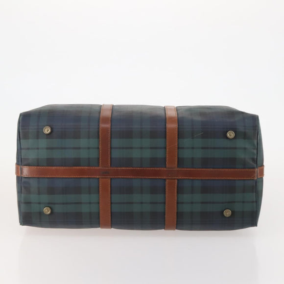 Polo Ralph Lauren Boston Bag Leather PVC 2way Green Auth 183444A