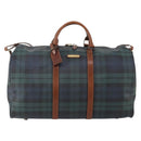Polo Ralph Lauren Boston Bag Leather PVC 2way Green Auth 183444A-13