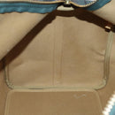 Polo Ralph Lauren Boston Bag Leather PVC 2way Green Auth 183444A-22