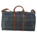 Polo Ralph Lauren Boston Bag Leather PVC 2way Green Auth 183444A-2