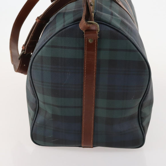 Polo Ralph Lauren Boston Bag Leather PVC 2way Green Auth 183444A