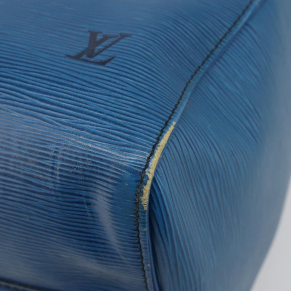 LOUIS VUITTON Epi Speedy 35 Hand Bag Toledo Blue M42995 LV Auth 183445