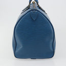 LOUIS VUITTON Epi Speedy 35 Hand Bag Toledo Blue M42995 LV Auth 183445-4