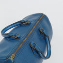 LOUIS VUITTON Epi Speedy 35 Hand Bag Toledo Blue M42995 LV Auth 183445-6