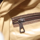 GUCCI GG Supreme Boston Bag PVC Beige Gold Auth 183447-22