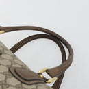 GUCCI GG Supreme Boston Bag PVC Beige Gold Auth 183447-8