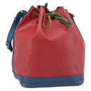 LOUIS VUITTON Epi Noe Shoulder Bag Tricolor Red Blue M44084 LV Auth 183448-1