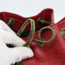 LOUIS VUITTON Epi Noe Shoulder Bag Tricolor Red Blue M44084 LV Auth 183448-14