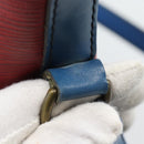 LOUIS VUITTON Epi Noe Shoulder Bag Tricolor Red Blue M44084 LV Auth 183448-20