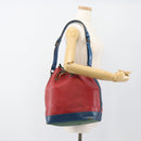 LOUIS VUITTON Epi Noe Shoulder Bag Tricolor Red Blue M44084 LV Auth 183448-21