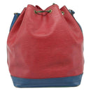 LOUIS VUITTON Epi Noe Shoulder Bag Tricolor Red Blue M44084 LV Auth 183448-3