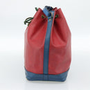 LOUIS VUITTON Epi Noe Shoulder Bag Tricolor Red Blue M44084 LV Auth 183448-5