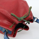 LOUIS VUITTON Epi Noe Shoulder Bag Tricolor Red Blue M44084 LV Auth 183448-6