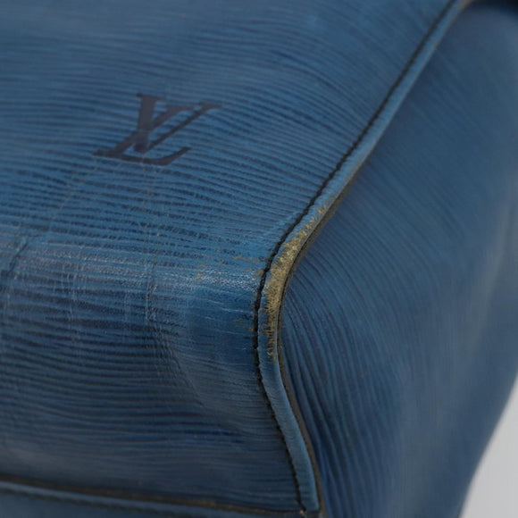 LOUIS VUITTON Epi Speedy 25 Hand Bag Toledo Blue M43015 LV Auth 183450