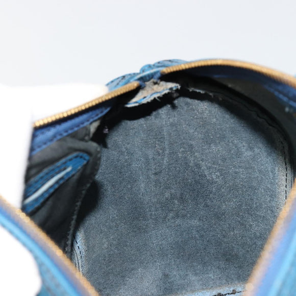 LOUIS VUITTON Epi Speedy 25 Hand Bag Toledo Blue M43015 LV Auth 183450