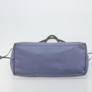 PRADA Tote Bag Nylon Purple Silver Auth 183451-5