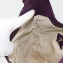 GUCCI Jackie Shoulder Bag Leather Purple Gold 277520 Auth 183452V-18