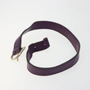 GUCCI Jackie Shoulder Bag Leather Purple Gold 277520 Auth 183452V-22