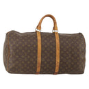LOUIS VUITTON Monogram Keepall 55 Boston Bag M41424 LV Auth 183454-1