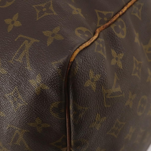 LOUIS VUITTON Monogram Keepall 55 Boston Bag M41424 LV Auth 183454