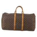 LOUIS VUITTON Monogram Keepall 55 Boston Bag M41424 LV Auth 183454-13