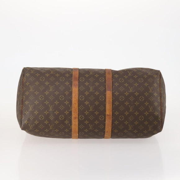 LOUIS VUITTON Monogram Keepall 55 Boston Bag M41424 LV Auth 183454