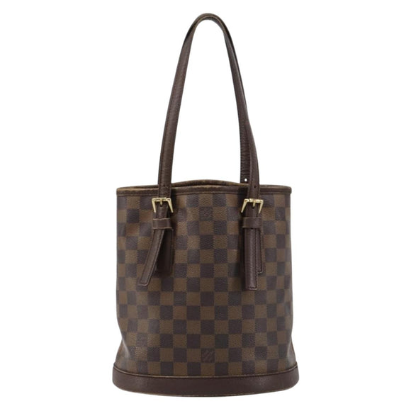 LOUIS VUITTON Damier Ebene Marais Shoulder Bag N42240 LV Auth 183460
