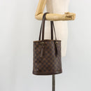 LOUIS VUITTON Damier Ebene Marais Shoulder Bag N42240 LV Auth 183460-22