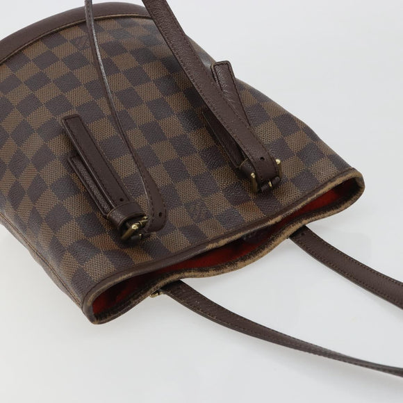 LOUIS VUITTON Damier Ebene Marais Shoulder Bag N42240 LV Auth 183460
