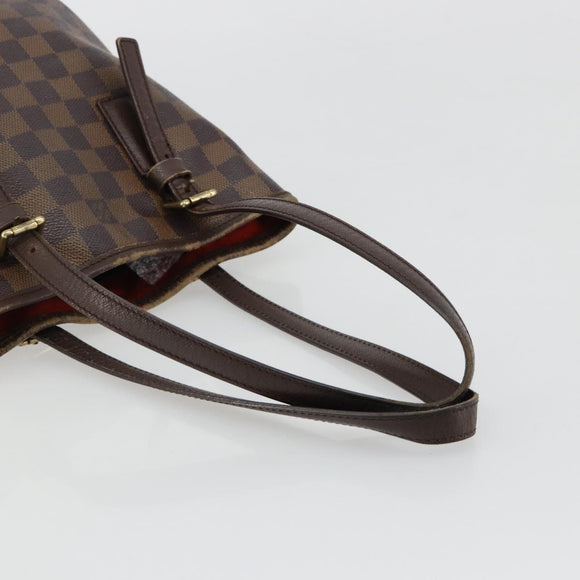 LOUIS VUITTON Damier Ebene Marais Shoulder Bag N42240 LV Auth 183460