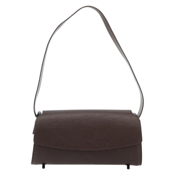 LOUIS VUITTON Epi Nocturn PM Shoulder Bag Mocha M5218D LV Auth 183464A