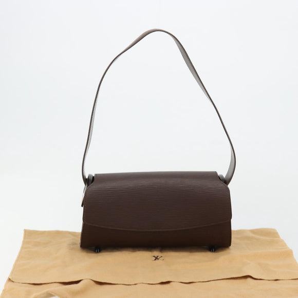 LOUIS VUITTON Epi Nocturn PM Shoulder Bag Mocha M5218D LV Auth 183464A