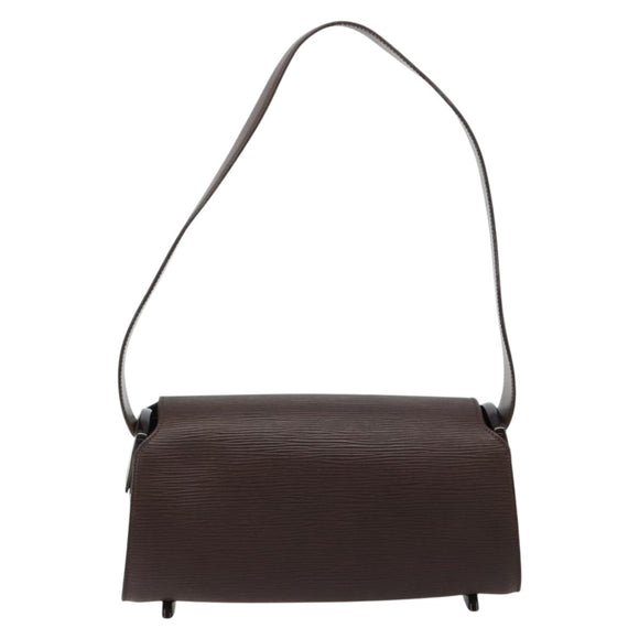 LOUIS VUITTON Epi Nocturn PM Shoulder Bag Mocha M5218D LV Auth 183464A