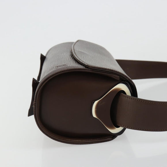 LOUIS VUITTON Epi Nocturn PM Shoulder Bag Mocha M5218D LV Auth 183464A