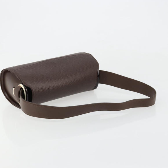 LOUIS VUITTON Epi Nocturn PM Shoulder Bag Mocha M5218D LV Auth 183464A